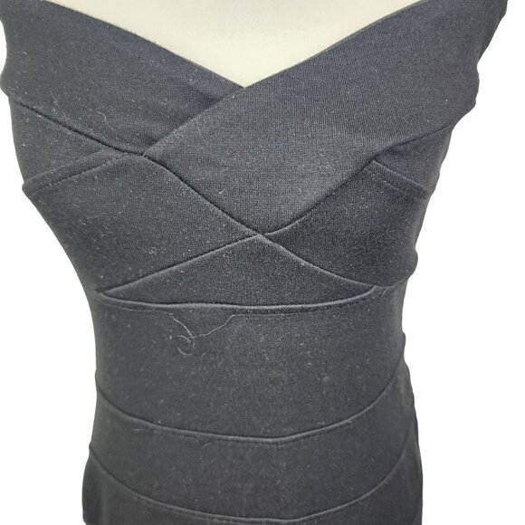 Tube Bandage Little Black Dress Women's Size Large - Picture 2 of 12